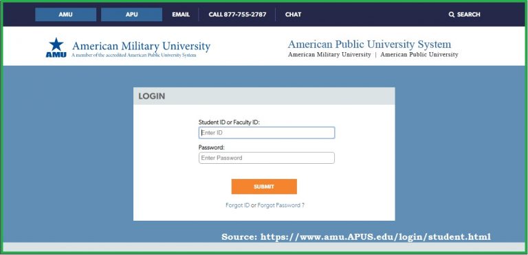 AMU Student Login Portal American Military University Login Student 