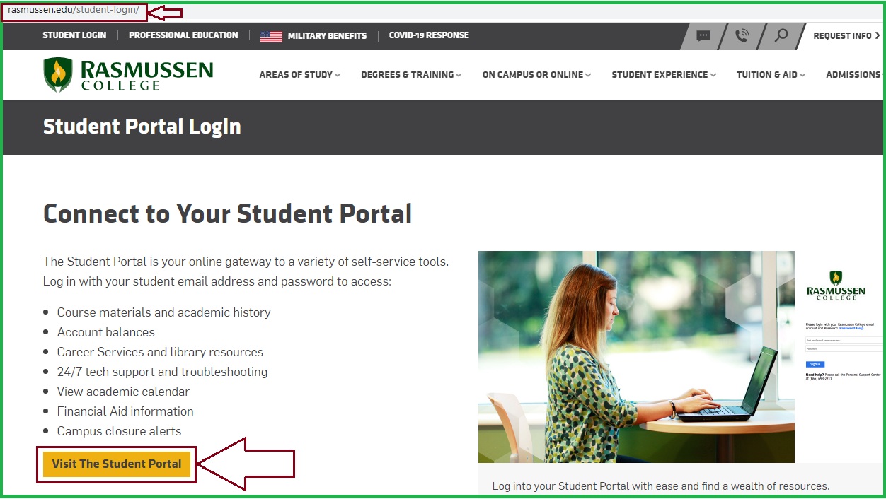Rasmussen Student Portal | Rasmussen College Student Portal at rasmussen.edu