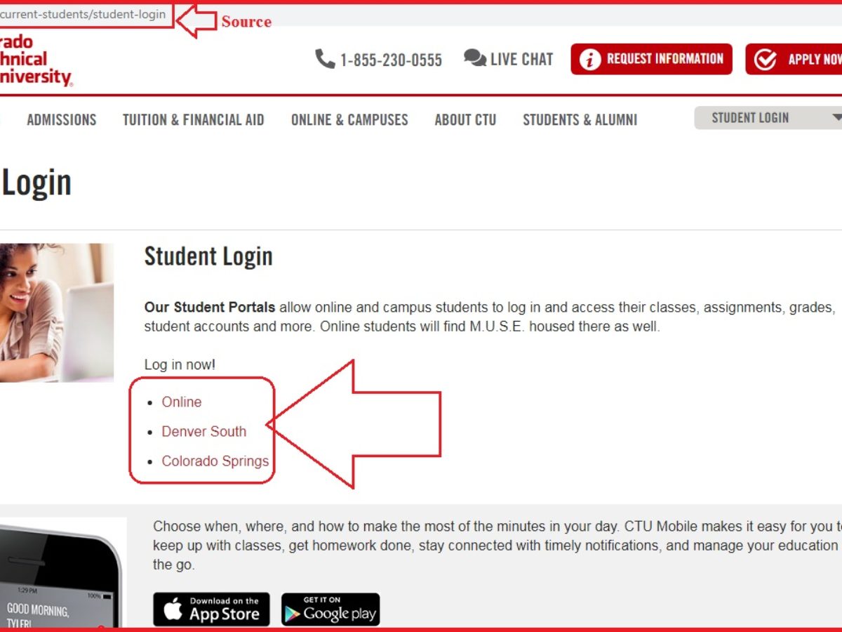Colorado Tech Student Portal